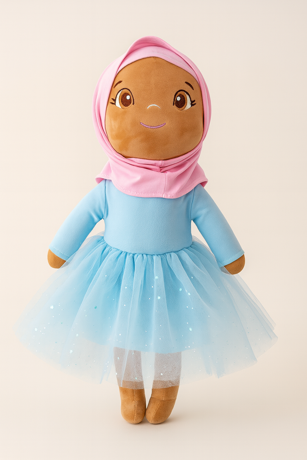 NEW! Khadija Muslim Doll (Pink Hijab & Blue Dress) An Nahl Shop NEW! Khadija Muslim Doll (Pink Hijab & Blue Dress) An Nahl Shop