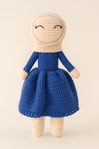 Sarah Crochet Dolls - Blue