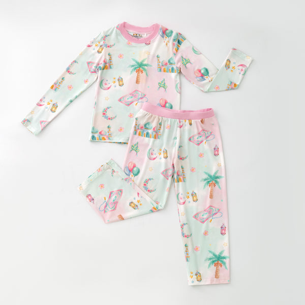 Ramadan Garden Pajamas  - Pink