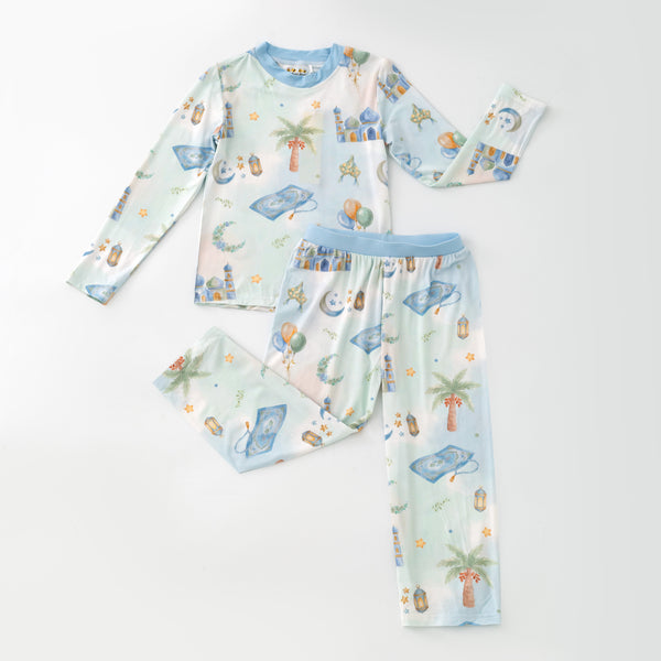 Ramadan Garden Pajamas  - Blue