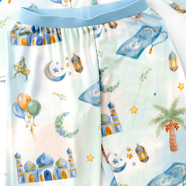 Ramadan Garden Pajamas  - Blue