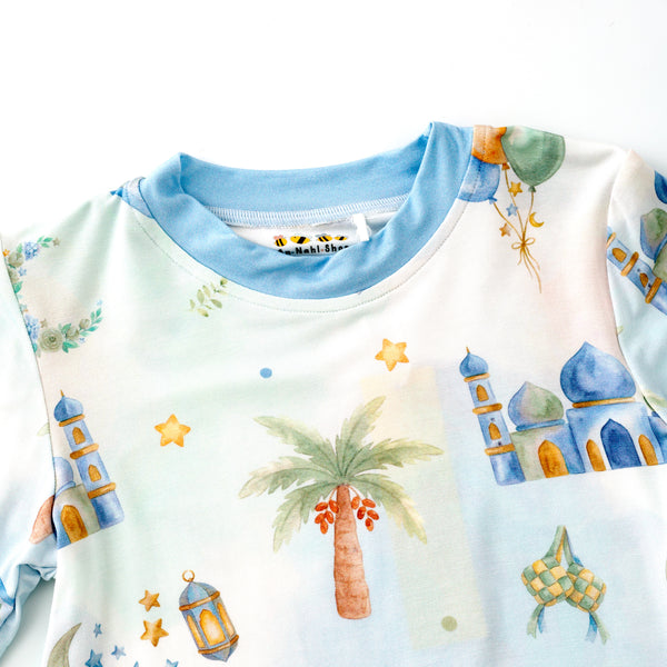 Ramadan Garden Pajamas  - Blue
