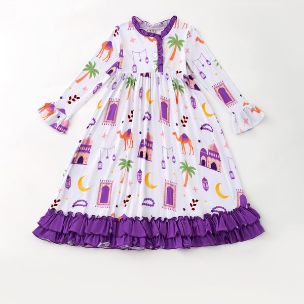 Ramadan Nights Nightgown - Purple