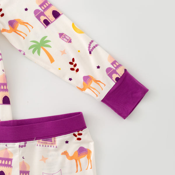 Desert Bloom Pajama - Purple