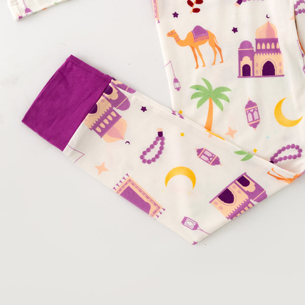 Desert Bloom Pajama - Purple