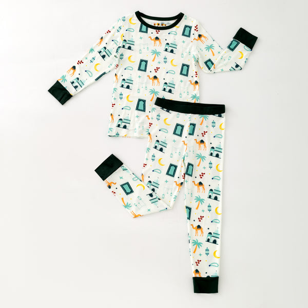 Desert Bloom Pajama & Zippy - Green
