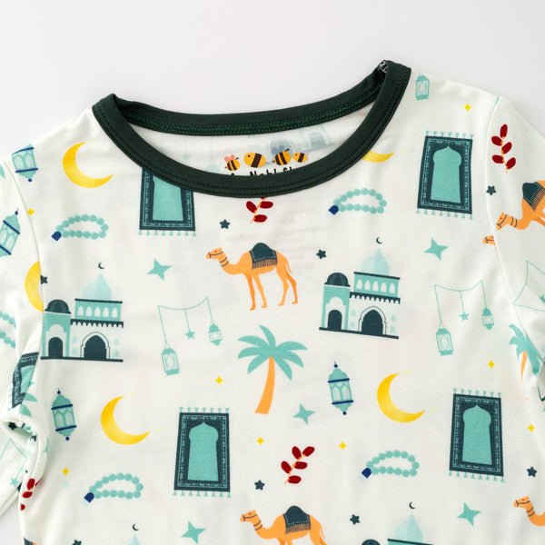 Desert Bloom Pajama & Zippy - Green