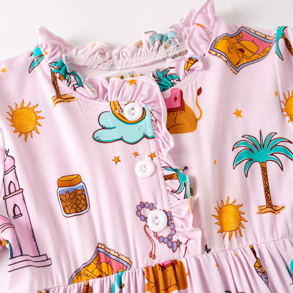 Ramadan Nights Bamboo Nightgown - Pink