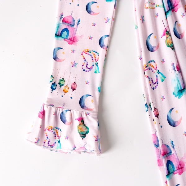 Pink Lantern Moon & Star Bamboo Nightgown