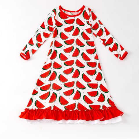 Watermelon Bamboo Nightgown