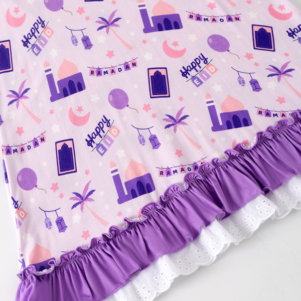 Purple Ramadan & Eid Bamboo Nightgown