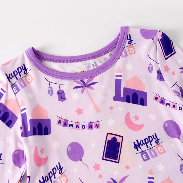 Purple Ramadan & Eid Bamboo Nightgown