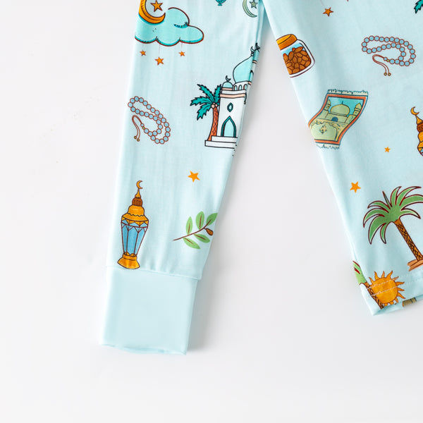Ramadan Nights Bamboo Pajamas - Blue