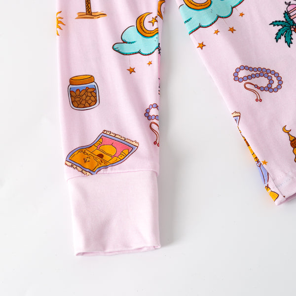 Ramadan Nights Bamboo Pajamas - Pink