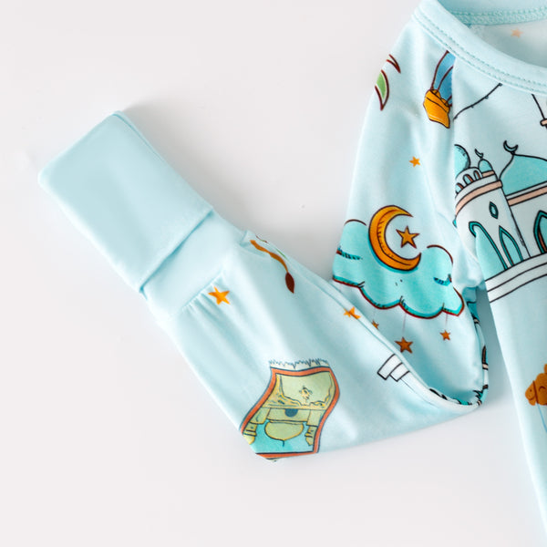 Ramadan Night Bamboo Zippy - Blue