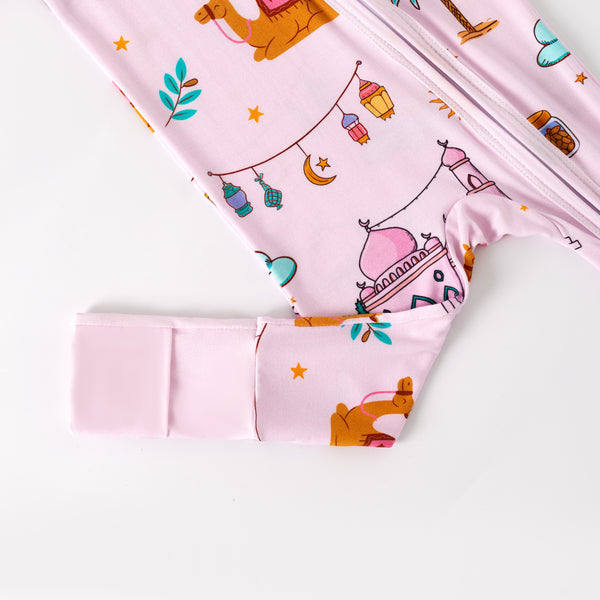 Ramadan Night Bamboo Zippy - Pink