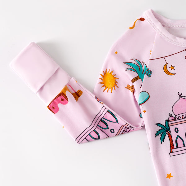 Ramadan Night Bamboo Zippy - Pink