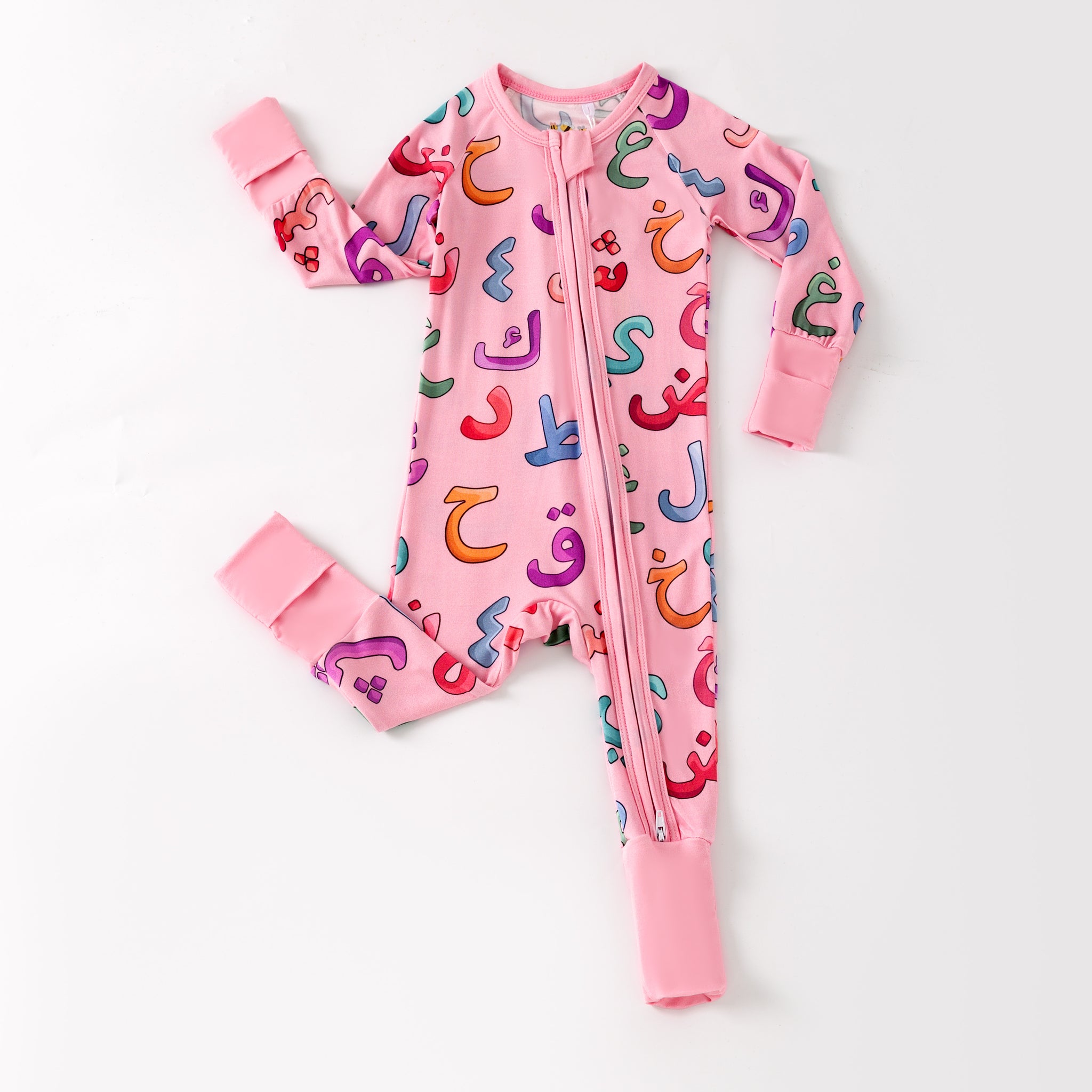 Pink Arabic Bamboo Zippy