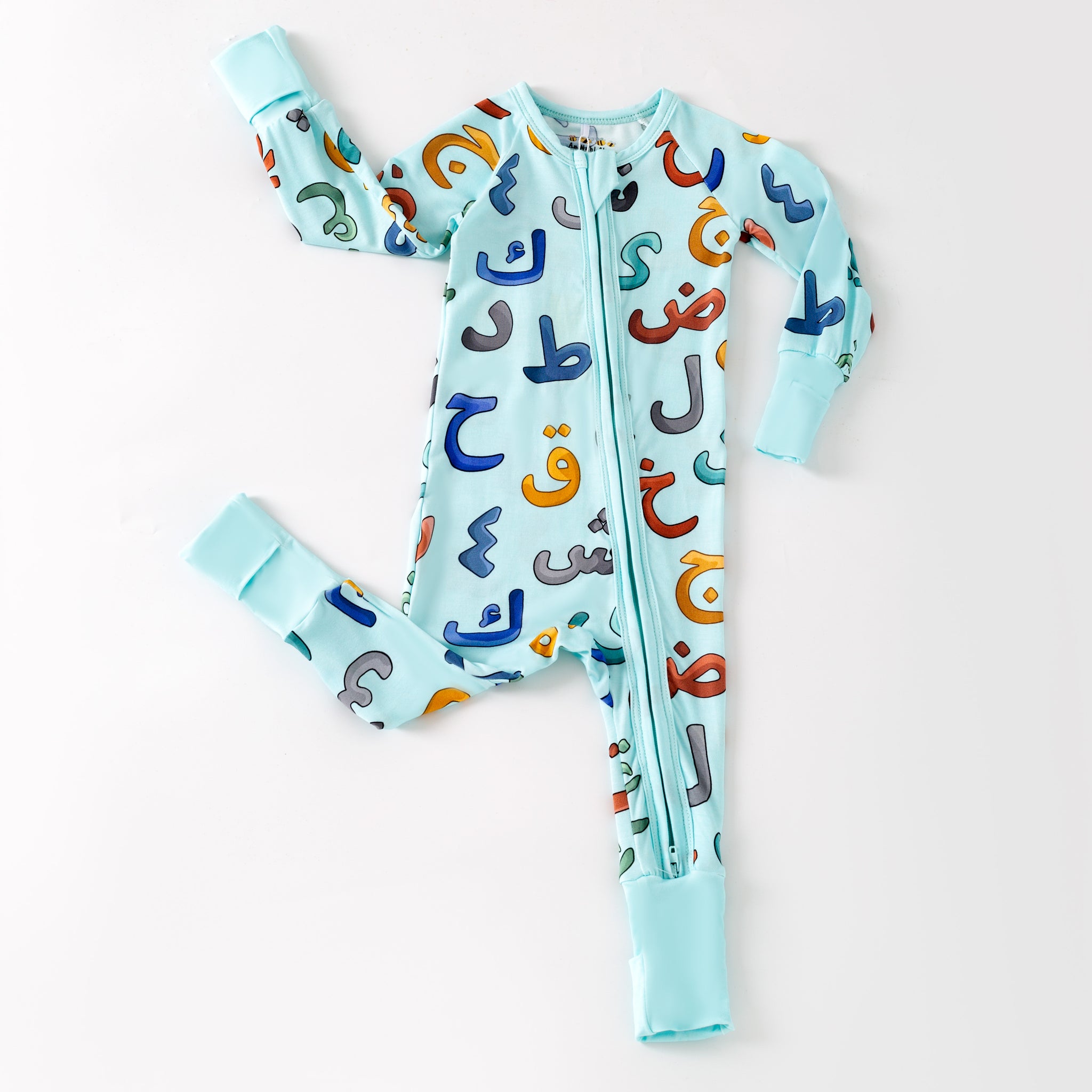 Blue Arabic Bamboo Zippy