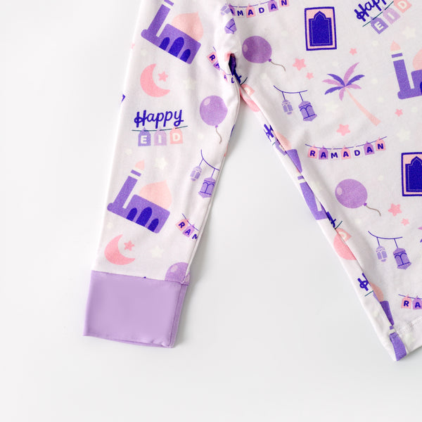 Purple Ramadan & Eid Bamboo Pajamas