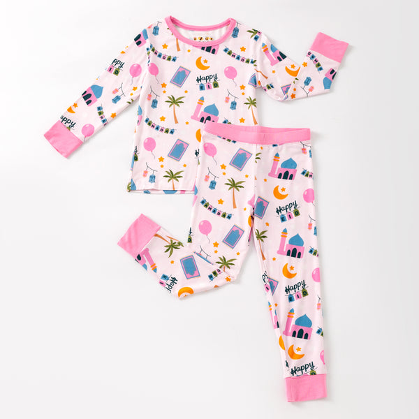 Pink Ramadan & Eid Bamboo Pajamas