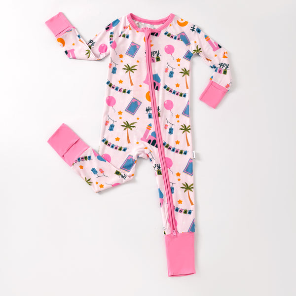 Pink Ramadan & Happy Eid Bamboo Zippy