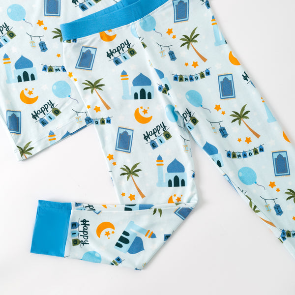 Blue  Ramadan & Eid Bamboo Pajamas