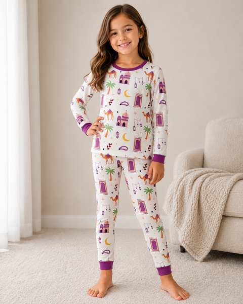 Desert Bloom Pajama - Purple