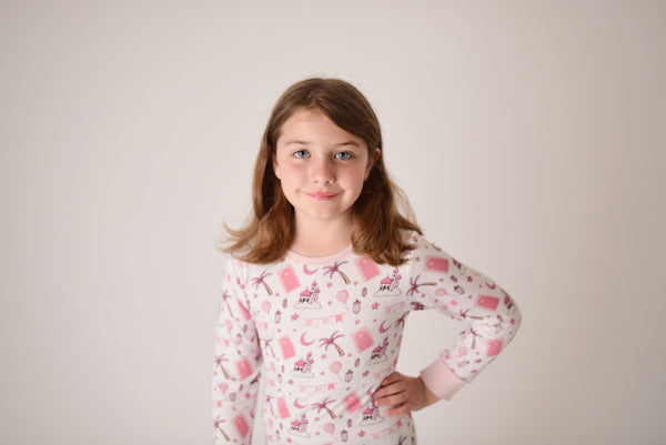 Crescent Dreams Pajamas & Zippy - Pink