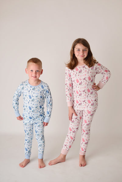 Crescent Dreams Pajamas & Zippy - Pink